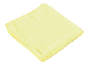 Microfibre General Purpose Cloth Yellow 400 x 400mm 250GSM- 10x Per Pack